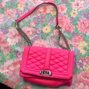 Luxury Rebecca Minkoff Satchel, designer pink